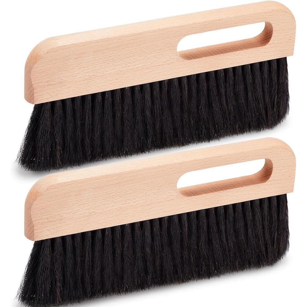 12 in. Wood Backed Concrete Brush with Horsehair Bristles, 2-Pack price history on PriceWatchPro
