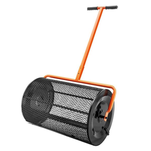 24 in. Compost Spreader Peat Moss Spreader Durable Lightweight Multi-Purpose Yard Care Equipment