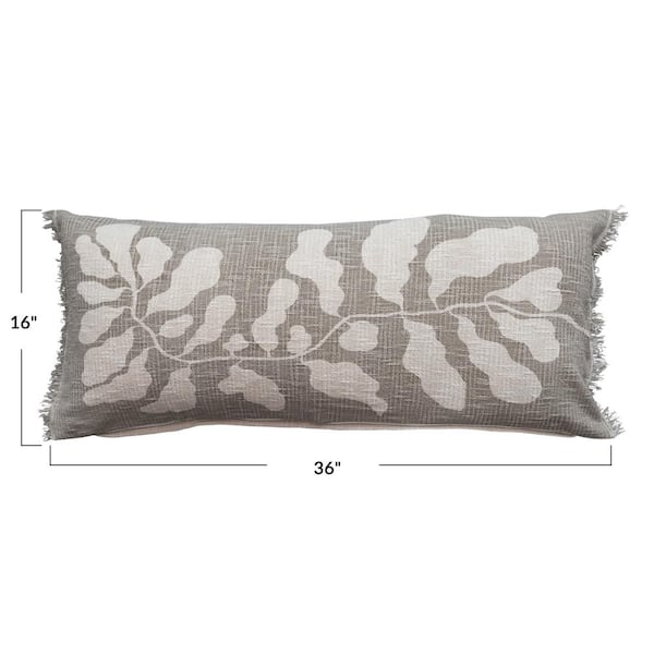 Botanical print throw clearance pillows