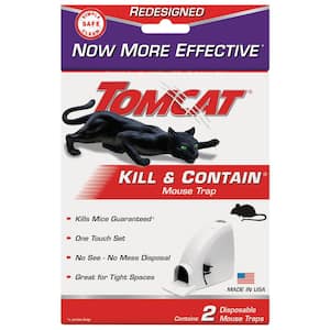 Kill & Contain Mouse Trap, Never See a Dead Rodent Again, 2 Traps