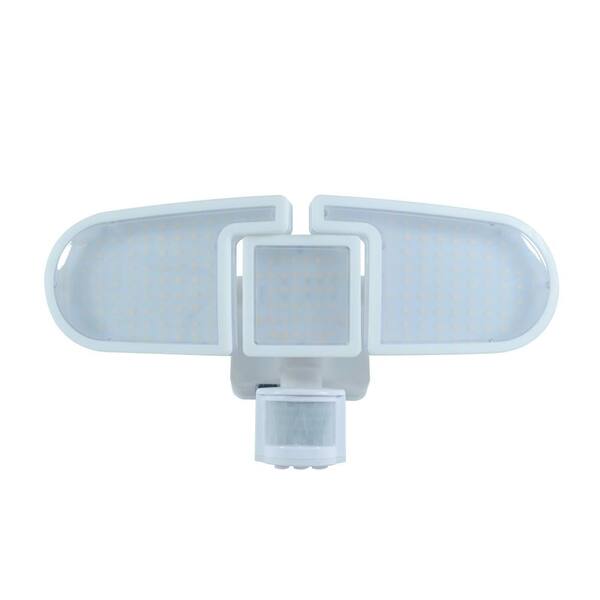 Nature Power (22245) 205 Integrated LED White Triple Head Outdoor Solar Motion Activated Light Nature Power (22245) 205 Integrated LED White Triple Head Outdoor Solar Motion Activated Light