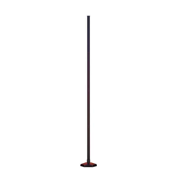 1-Pieces 65 in. Black Standard RGB Color Changing Corner Floor Lamp, Mood Light Music Sync for Living Room Gaming Room