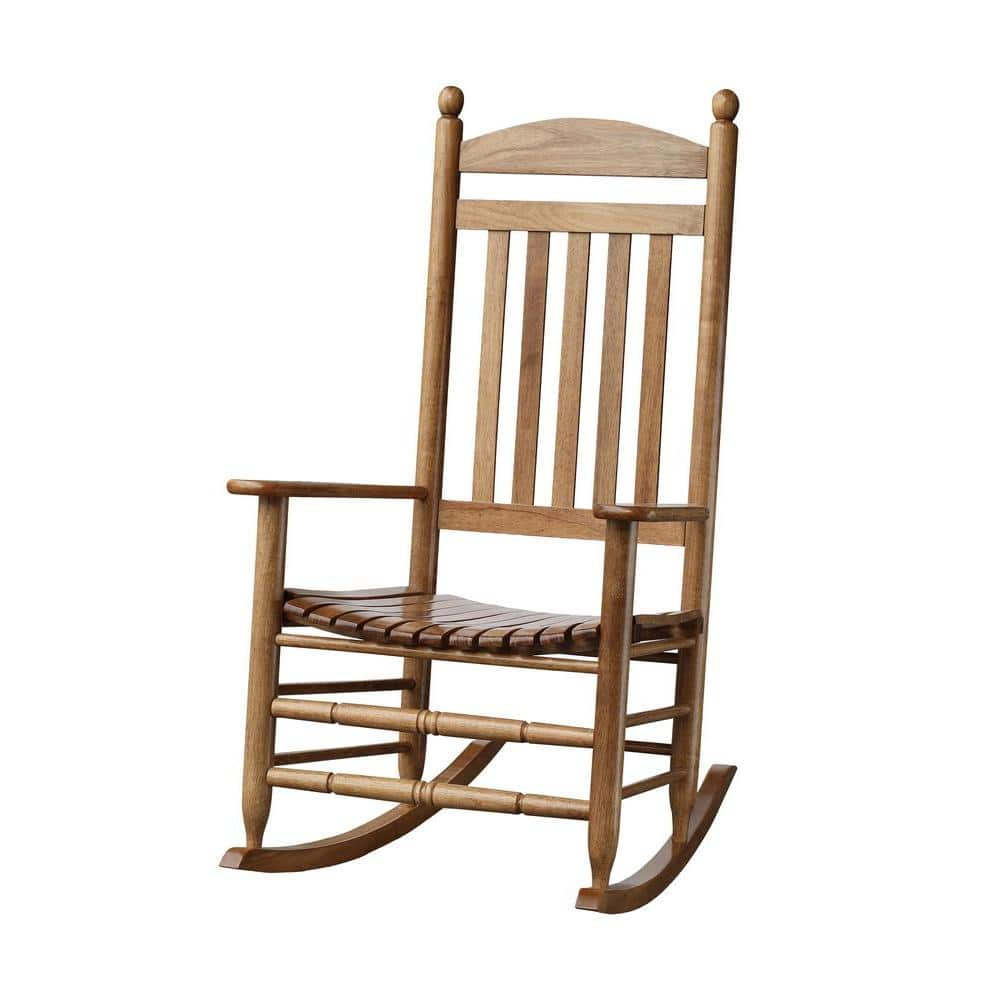 bradley white slat patio rocking chair