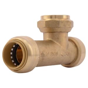 3/4 in. Push-to-Connect x Push-to-Connect x FIP Brass Expansion Tank Tee Fitting