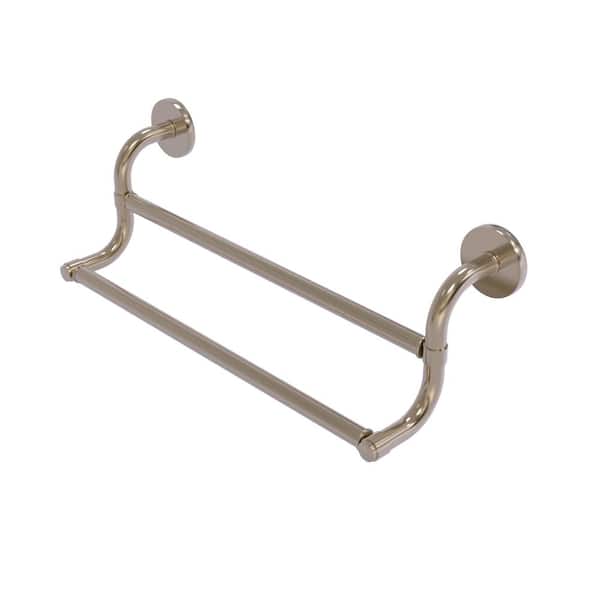 Allied Brass Remi Collection 24 in. Wall Mounted Double Towel Bar in Antique Pewter