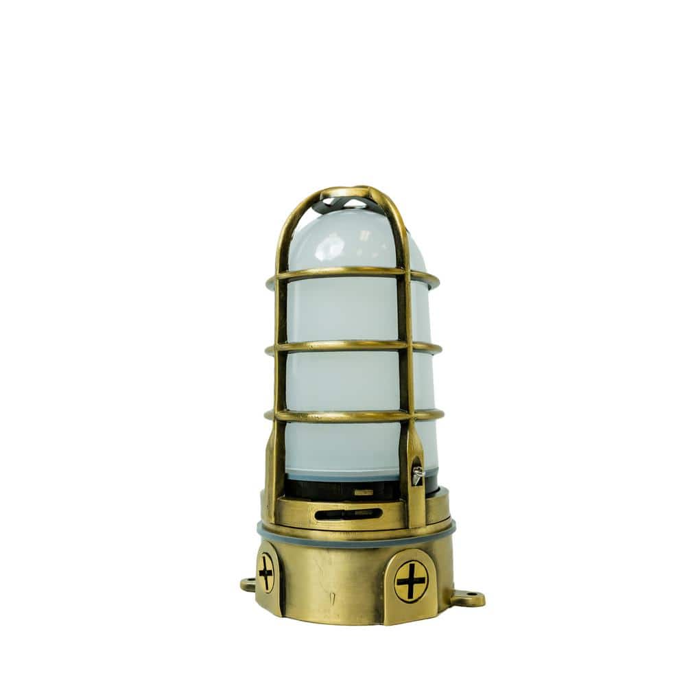 Southwire Antique Bronze LED Outdoor Bulkhead Light with Vapor Tight  Ceiling Mount L17VP06AB - The Home Depot