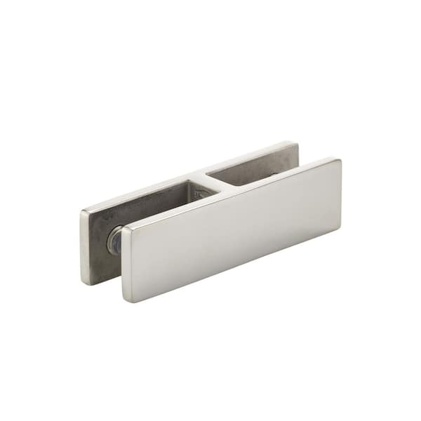 Hercules Chrome Stainless Steel 2-Way Glass to Glass Panel Holder for Glass Railing