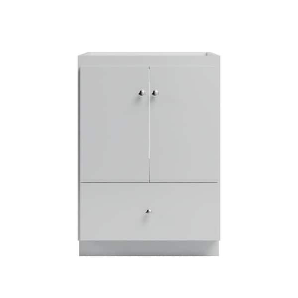 Slab 24 in. W x 21 in. D x 34.5 in. H Bath Vanity Cabinet without Top in Dewy Morning