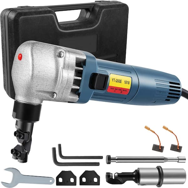 Sheet Metal Nibbler 380 W Electric Metal Nibbler 1800 RPM High Speed Rotor 0.07 in. Metal Nibbler Cutter Replaced Blades