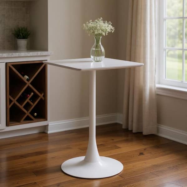 41.7 in. H White Square Seats 2