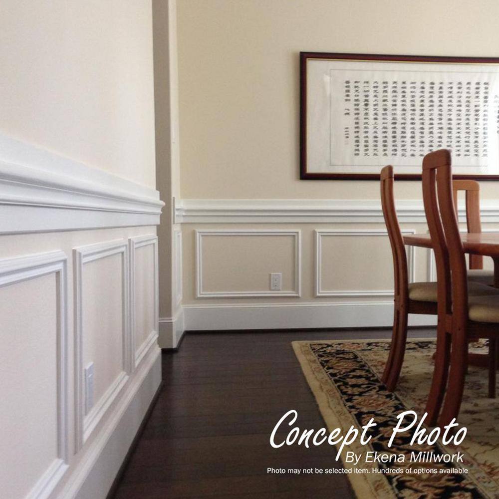 Gray Primed Polyurethane Seville Panel Moulding Corner