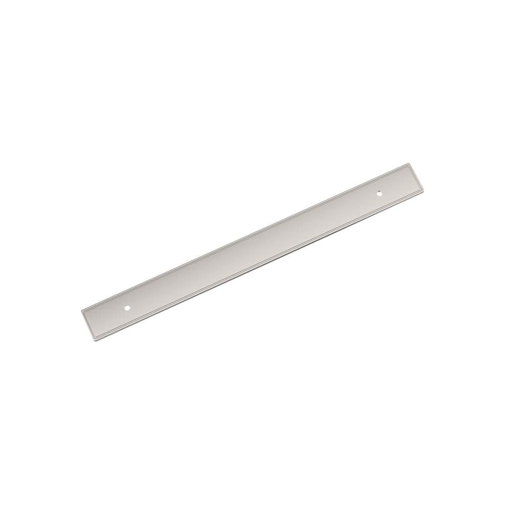 Thoreau 8-13/16 in. Center-to-Center Rectangle Polished Nickel Pull Cabinet Backplate price history on PriceWatchPro