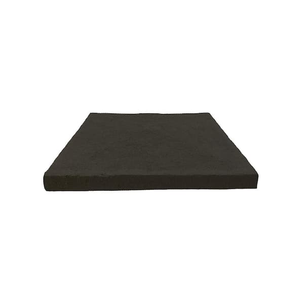 23 in. x 23 in. Iron Ore Faux Stone Peaked Column Cap Siding