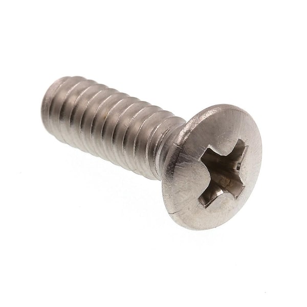 Prime-Line #10-24 x 5/8 in. Grade 18-8 Stainless Steel Phillips Drive Oval Head Machine Screws (100-Pack)