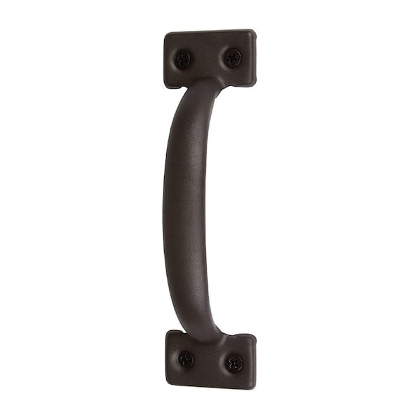 6-1/2 in. Bronze Barn Door Hardware Square Pull Handle 6-1/2 in. Bronze Barn Door Hardware Square Pull Handle