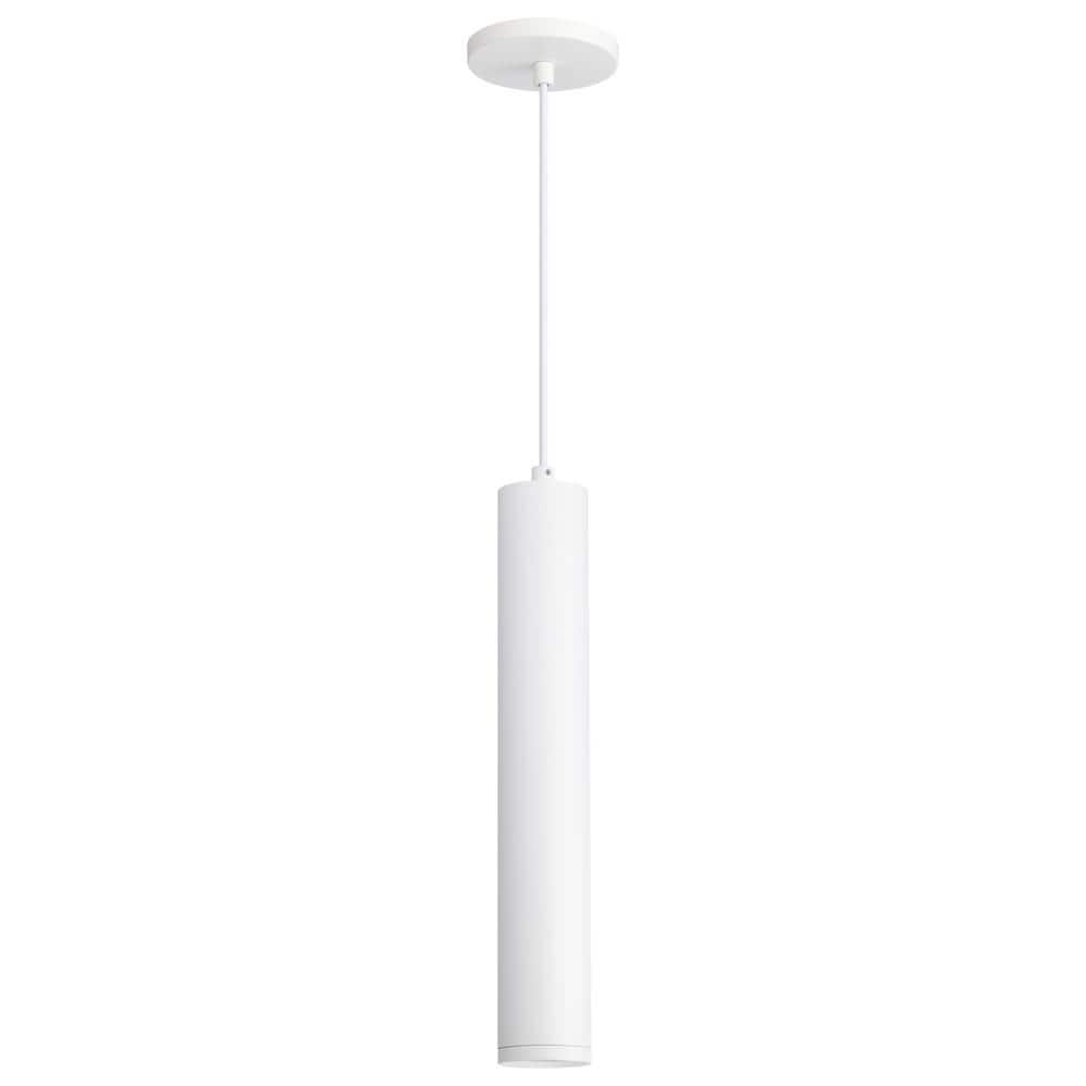 Matte White Aluminum LED Indoor/Outdoor Pendant Light