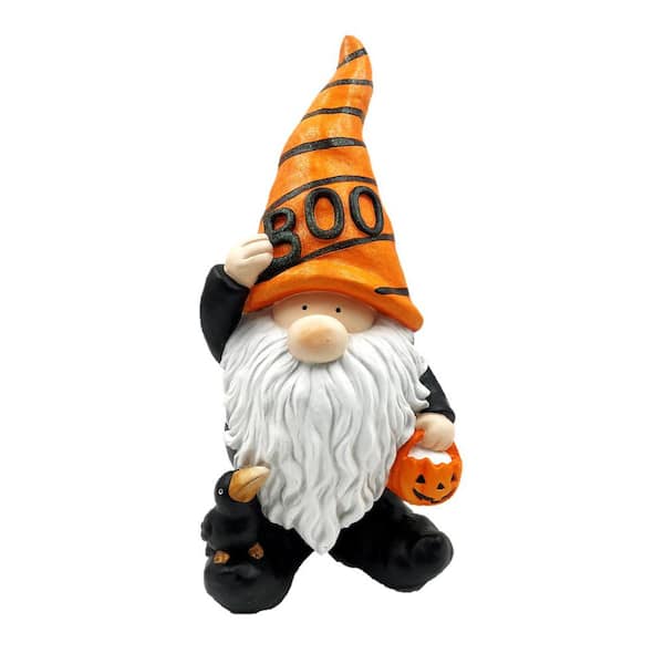 Zaer Ltd. International 21 in. Tall Halloween Gnome Wizard Holding