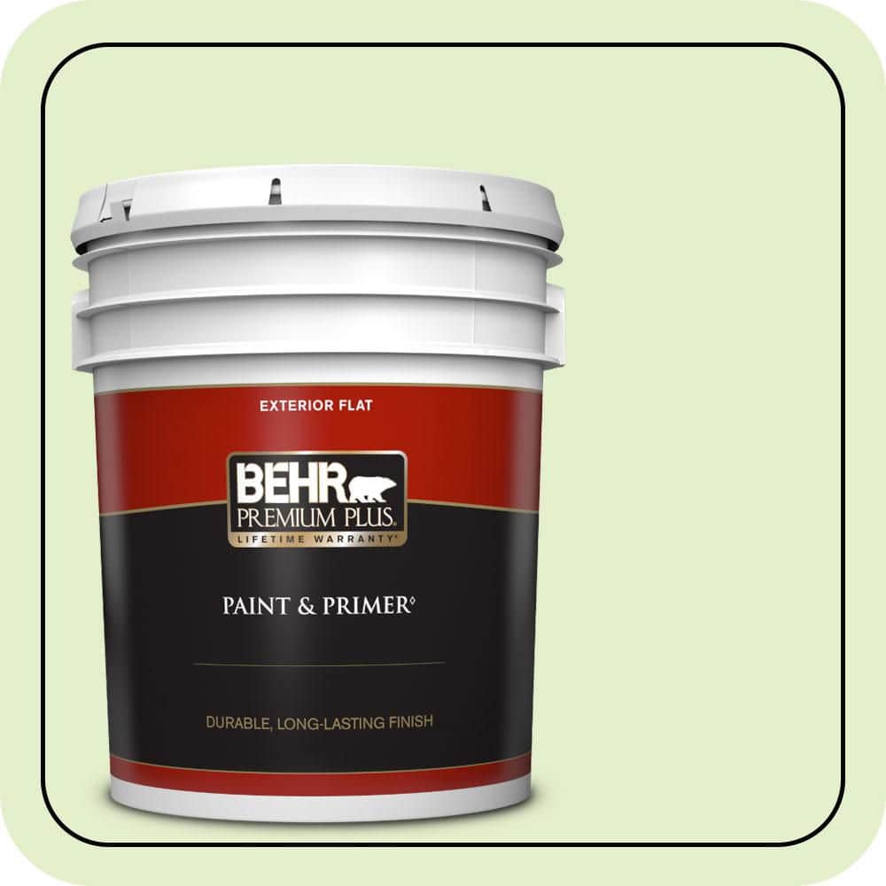 5 gal. #420C-2 Water Sprout Flat Exterior Paint & Primer price history on PriceWatchPro