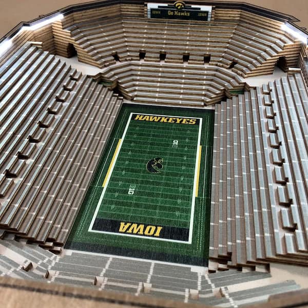 Iowa Hawkeyes NCAA BRXLZ Stadium - Kinnick Stadium