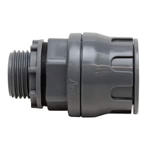 1/2 in. Non-Metallic Water Tight Push-to-Connect Straight Connector