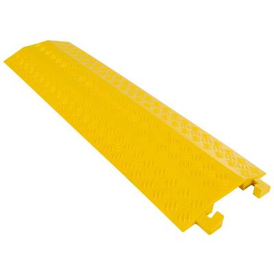 Extra-Wide Drop-Over Cable Protector Ramp for 1 in. Dia Cables