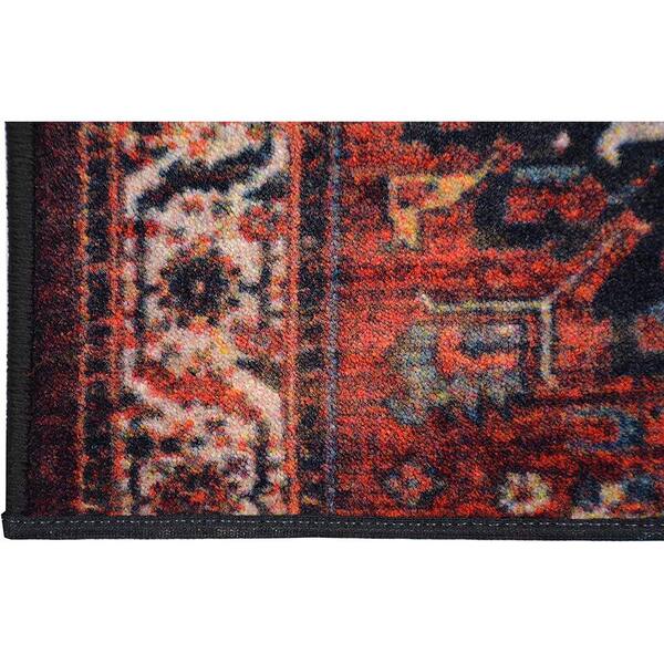 Persian Classics 2090 Red 31In Stair Runner and Area Rugs Poly Turkey