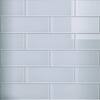 MOLOVO Crystile White 4 in. X 12 in. Glossy Glass Subway Tile (10 sq. ft./Case) CSB-3