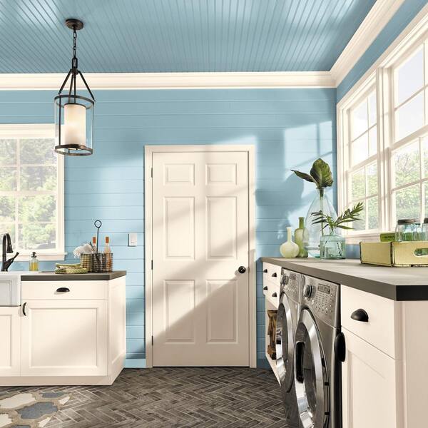 PPG UltraLast 1 gal. #PPG1160-6 Chinese Porcelain Semi-Gloss Interior Paint and Primer