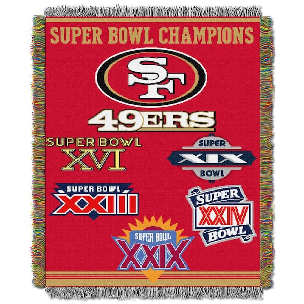 49ers Multi-Color Tapestry Commemorative Series 1NFL051400013RET - The ...