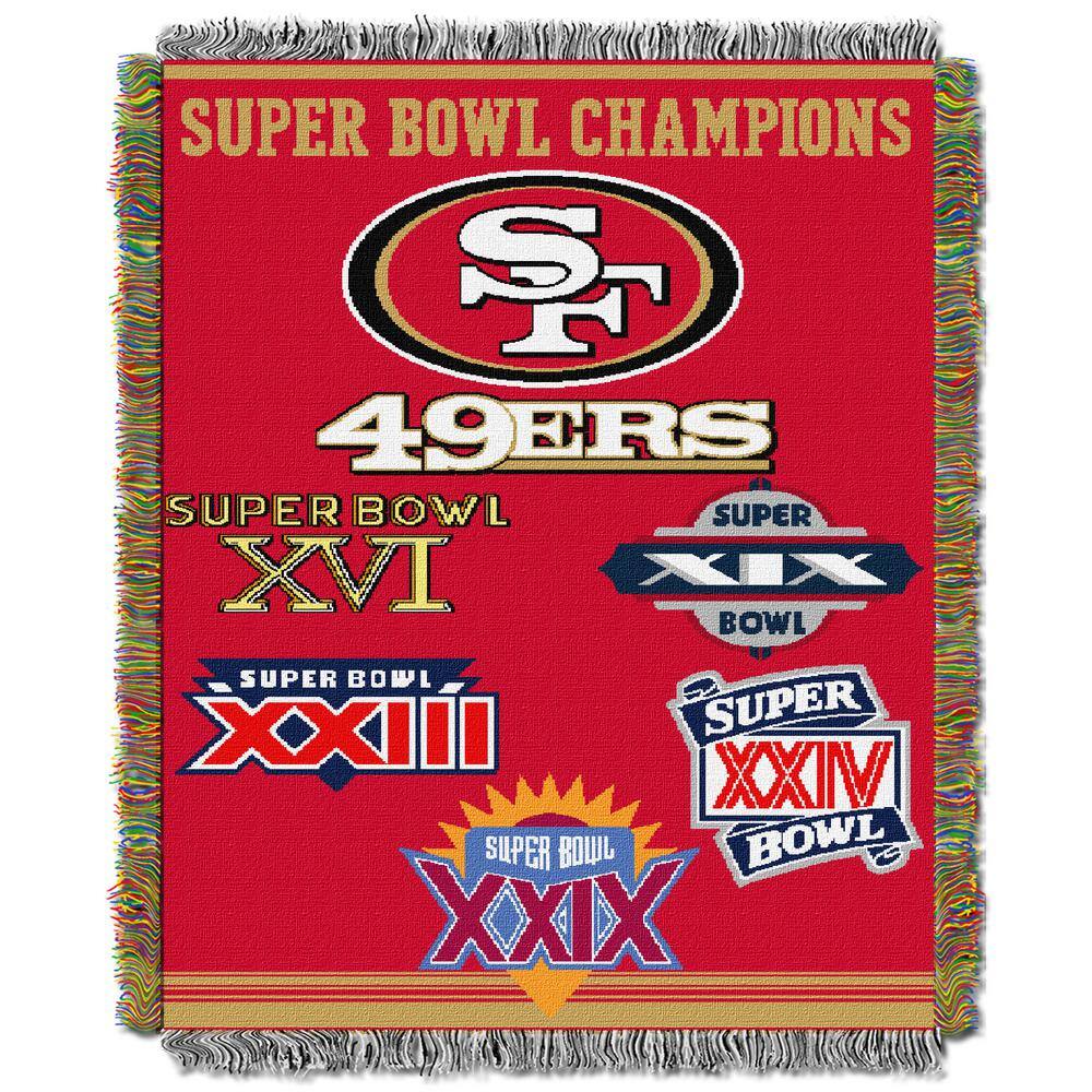 Northwest NFL Throw Blanket, Football Fan Decor, 48x60 Inches
