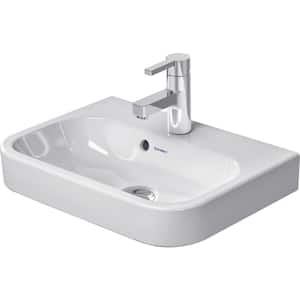 Happy D.2 19.63 in. Rectangular Bathroom Sink in White