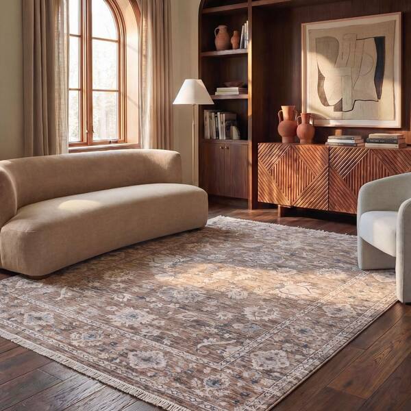Olympus 8 ft. x 10 ft. Brown Persian OLP516T Area Rug