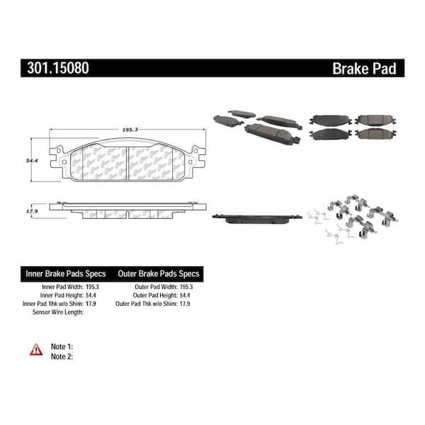 Centric Parts Disc Brake Pad Set