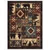 Home Dynamix Buffalo Bear Brown/Red 5 ft. x 7 ft. Indoor Area Rug 2-17383-500
