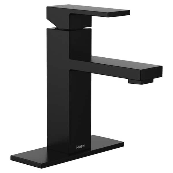 MOEN Revyl Single Hole Single Handle Bathroom Faucet in Matte