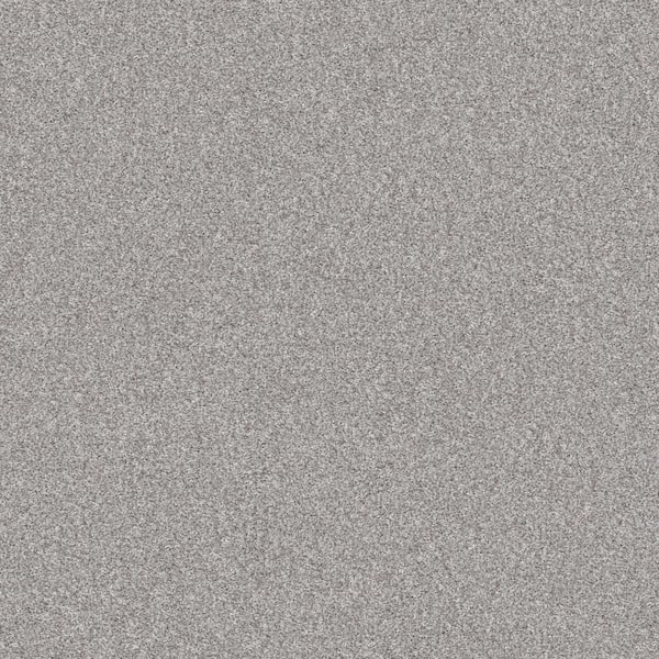 Cherry On Top II Whitecap Beige 56 oz. Solution Dyed Polyester Texture Installed Carpet