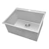 Ruvati Topmount Laundry Utility Sink 27 x 22 x 12 inch Rounded Corners ...