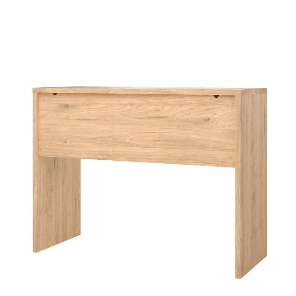 Jackson Hickory Wood Writing Desk with 2 Drawers