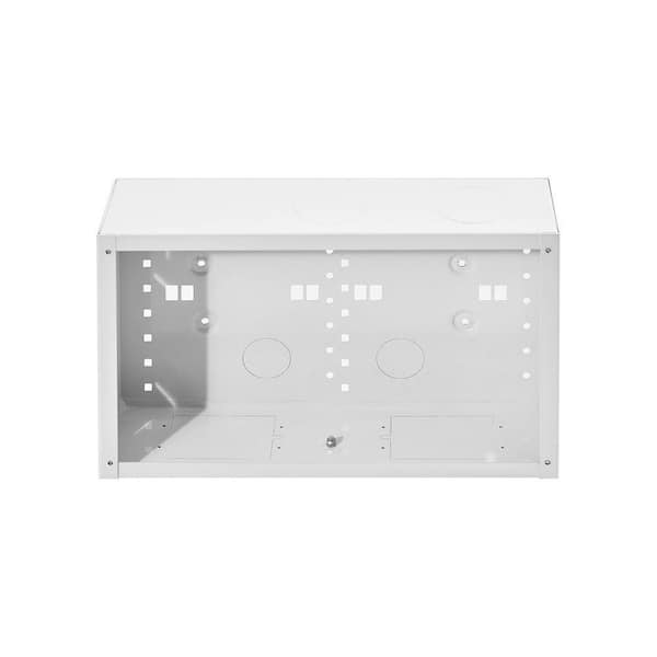 Structured Media Enclosure 9in. Recessed in-Wall Structured Media Enclosure with Cover Wall-Mount Cable Management Box
