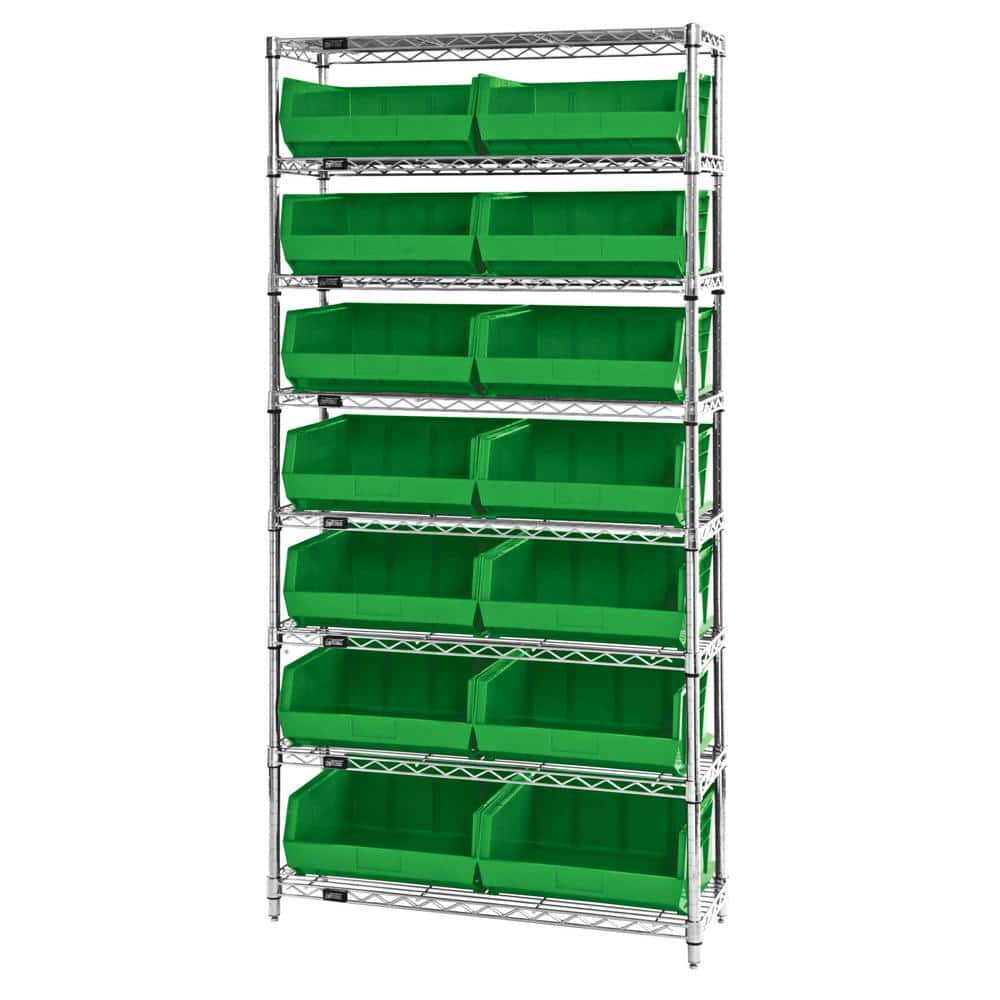 Little Giant Bin Shelving, Bin Shelving Type: Bin Storage Cabinet , Shelf Construction: Solid , Shelf Type: Fixed , Shelf Capacity: 0 