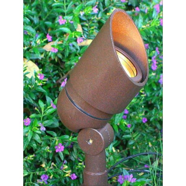 Rust Low Voltage Directional Bullet Landscape Spot Light