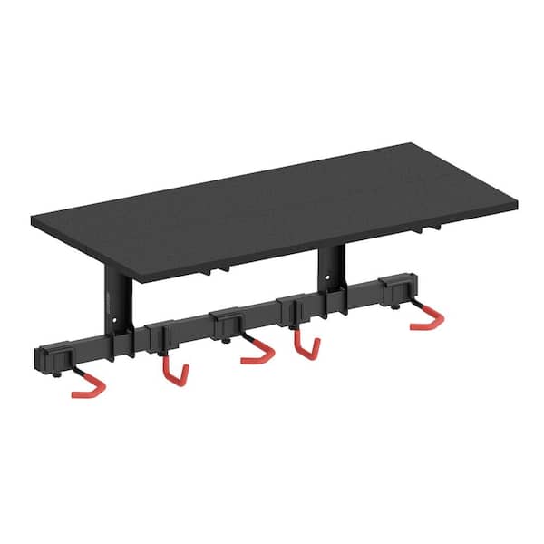 Mount-It WheelsUp Series Bike Wall Mount with Shelf for 3 Bikes
