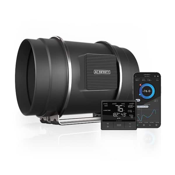 AC Infinity Cloudline T6 Quiet 6 in. Inline Duct FanTemperature