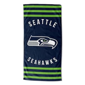 Seahawks Stripes Multi Colored Beach Towel