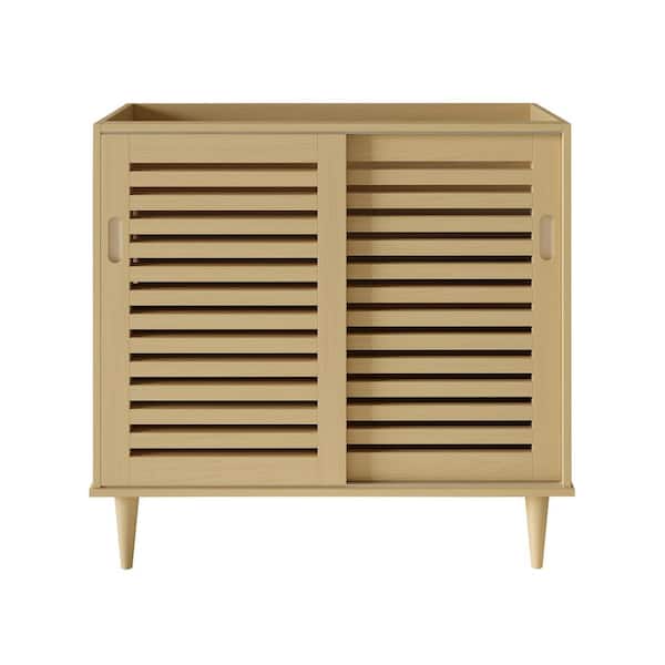 Swiss Madison Delice 36 in. Freestanding Bath Vanity Cabinet without Top in Natural Oak