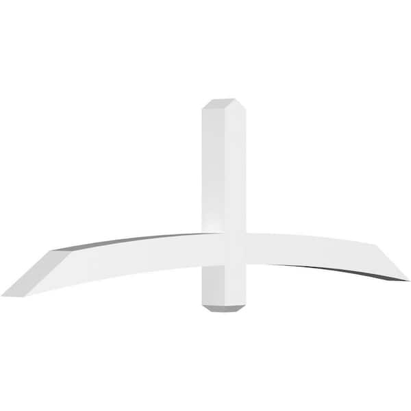 Ekena Millwork Bellingham 72 in. W x 24 in. H x 4 in. D Signature Polyurethane Bracket