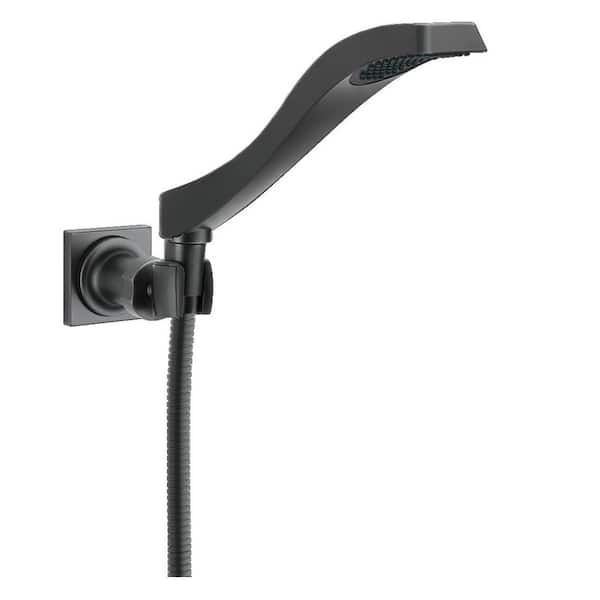 Delta 1-Spray Wall Mount Handheld Shower Head 1.75 GPM in Matte Black