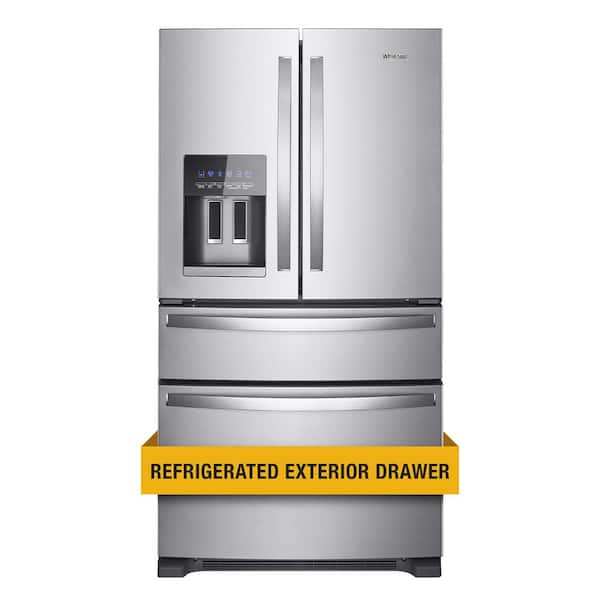 Whirlpool 24.5 cu. ft. French Door Refrigerator in Fingerprint Resistant Stainless Steel