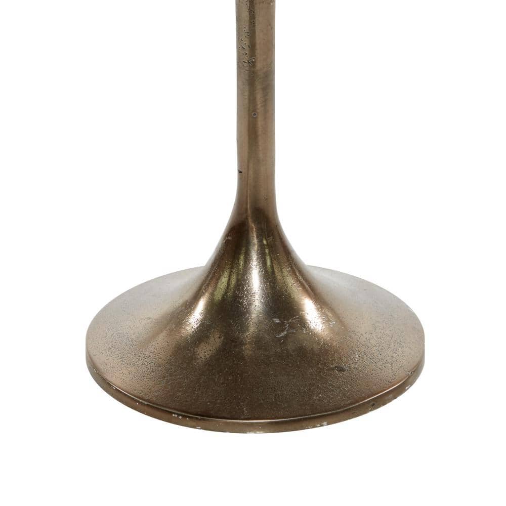 Set of 3 Black Tall Aluminum Candle Holders