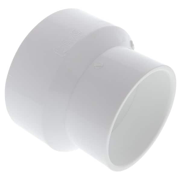 4 in. x 3 in. PVC DWV Hub x Hub Reducing Coupling
